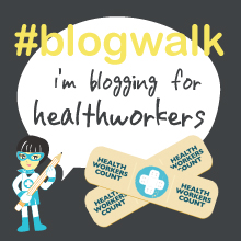 #blogwalk I'm blogging for healthworkers